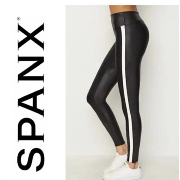 NWT Spanx Faux Leather Legging XS - Picture 2 of 8